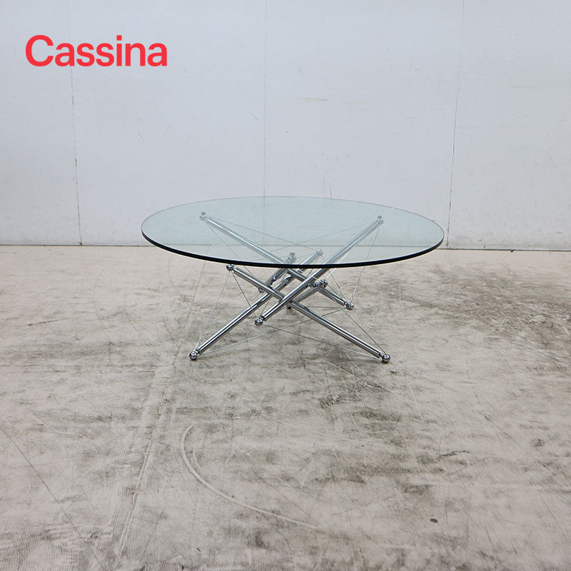 Cassina カッシーナ 713 ローテーブル ガラス センターテーブル テオドール・ワッデル