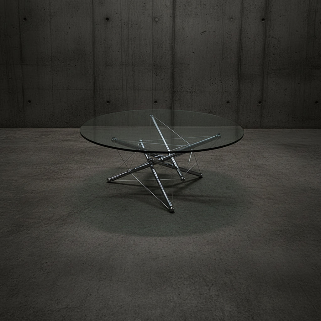Cassina カッシーナ 713 ローテーブル ガラス センターテーブル テオドール・ワッデル