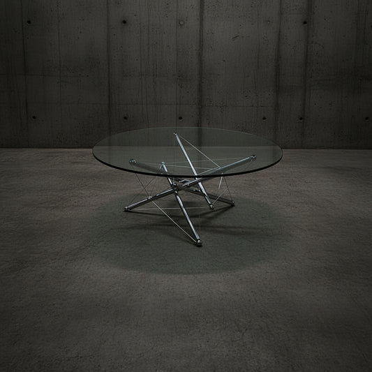 Cassina カッシーナ 713 ローテーブル ガラス センターテーブル テオドール・ワッデル